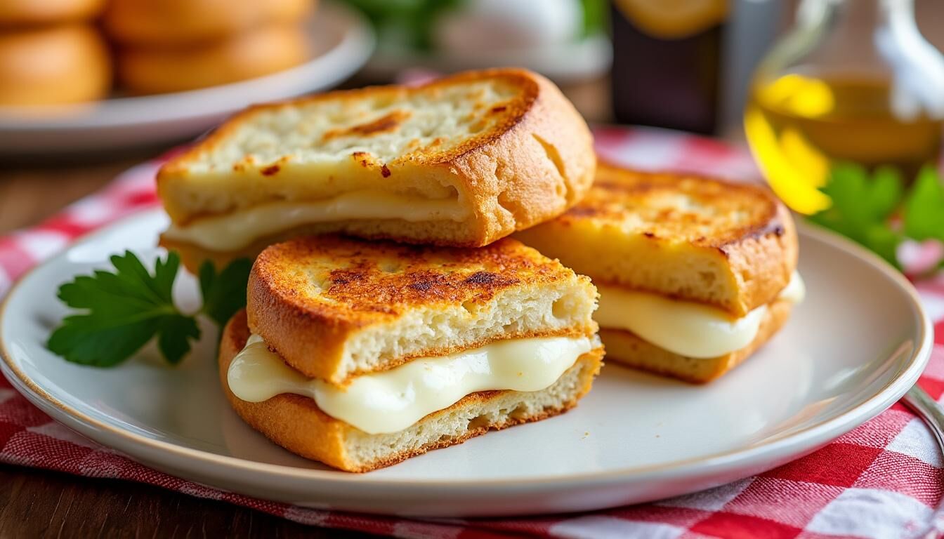 Découvrez comment réaliser une mozzarella in carrozza croustillante grâce à notre recette facile. Un en-cas italien fondant et doré à souhait, prêt en quelques minutes !