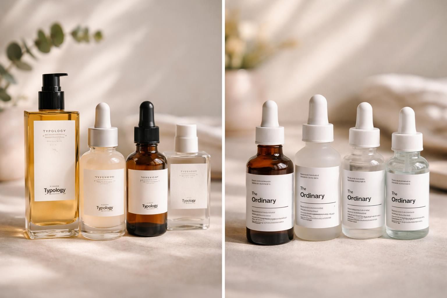 découvrez notre comparatif complet entre typology et the ordinary pour choisir la marque de soins qui correspond le mieux à vos besoins.